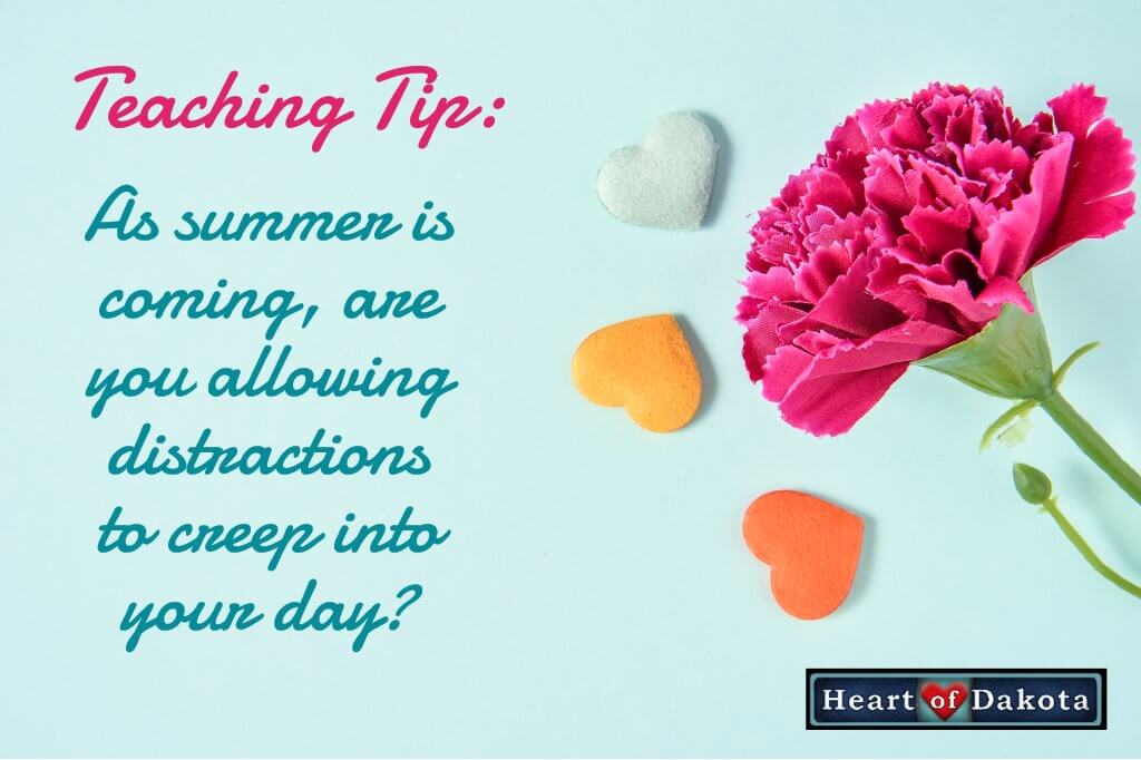 Heart of Dakota - Teaching Tip Blog