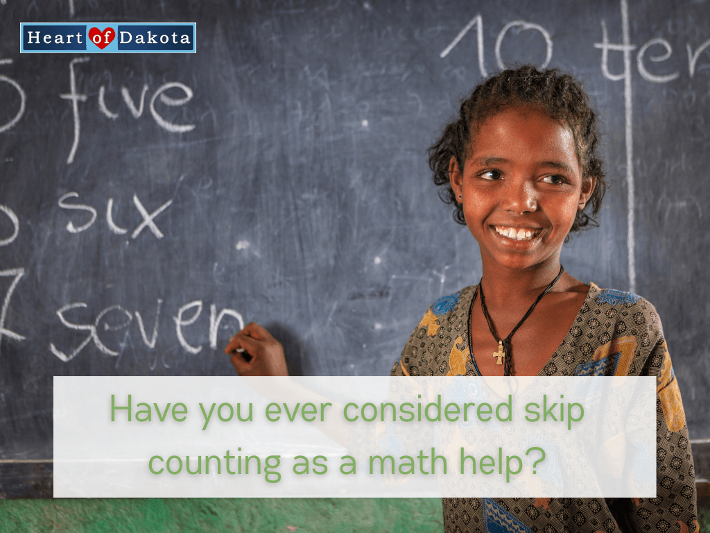 Have you ever considered skip counting as a math help?